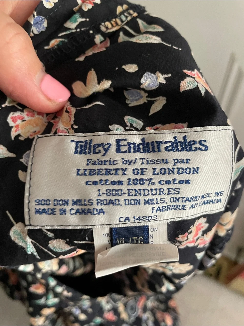 Vintage Tilley Endurables floral trouser shorts-Size XL - Picture 5 of 10